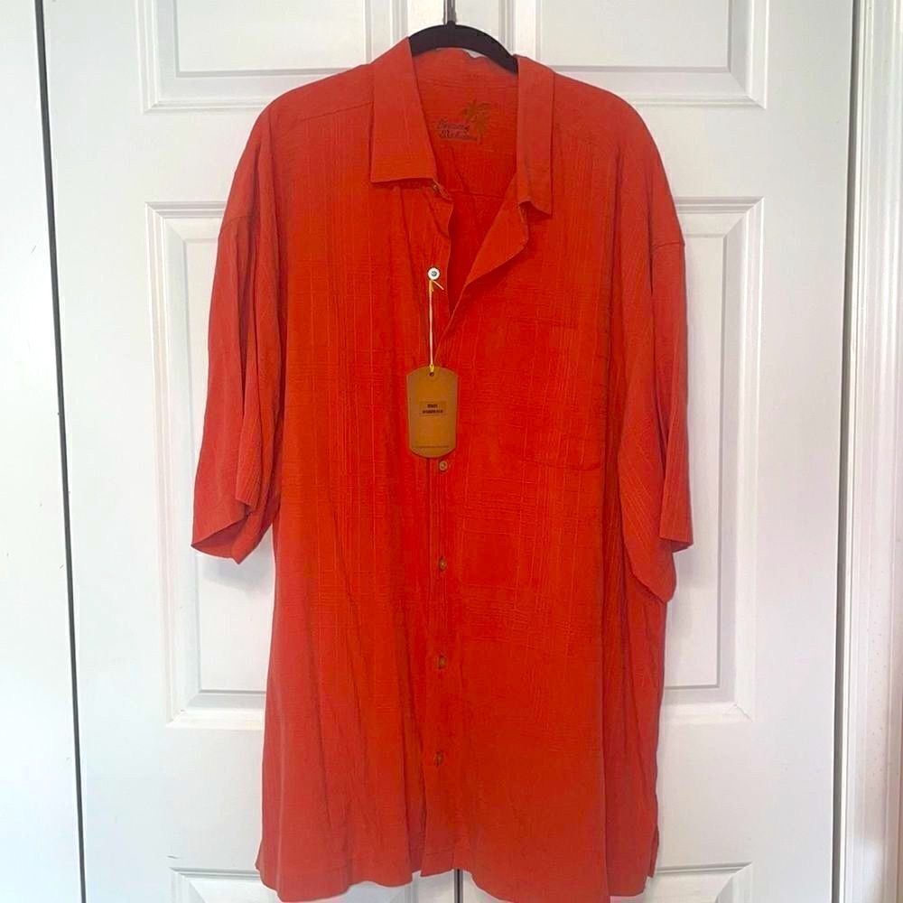 Silk Tommy Bahama button down shirt size 2XB